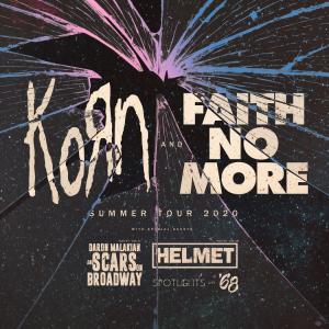 Faith No More and Korn North American Tour 2020poster