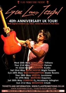 Gene Loves Jezebel UK Tour 2020 poster