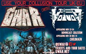 GWAR European & UK Tour 2019 poster