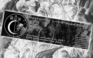 Goatwhore live streaming show 2021 poster