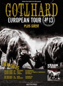 Gotthard Euro Tour 2020 / 2021 poster