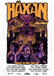 Häxan UK Tour 2021 poster