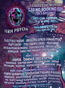 HRH Psych Festival 2021 poster