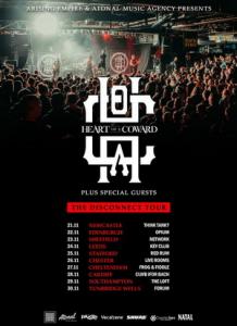 Heart Of A Coward UK Tour 2019 poster