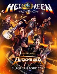 Helloween Euro Tour 2020 poster