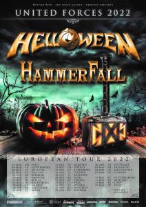 Helloween Euro Tour 2022 poster