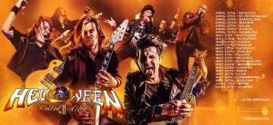 Helloween Euro Tour 2021 poster