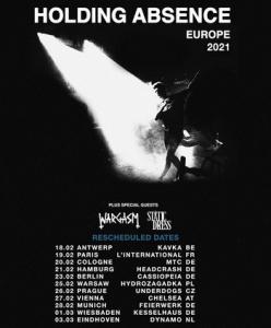 Holding Absence Euro Tour 2021 poster