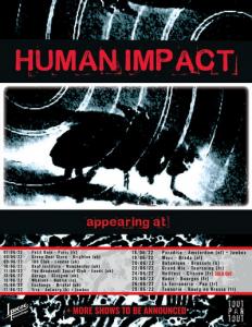 Human Impact EU Tour 2022 poster