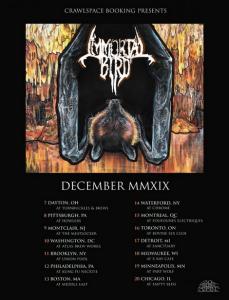 Immortal Bird US Tour 2019 poster
