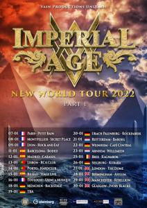 Imperial Age EU & UK Tour 2022 poster