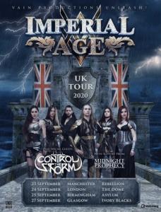 Imperial Age UK Tour 2020 poster