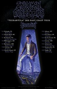 Inhuman Condition US Tour 2021 poster