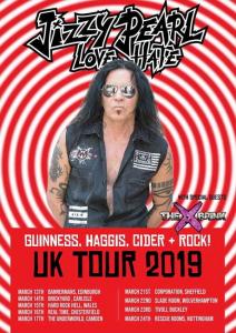 Jizzy Pearl UK Tour 2019 poster