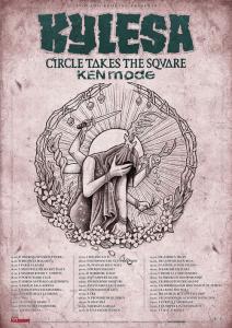 Kylesa European Tour 2012 poster