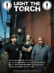 Light The Torch UK Tour 2019 poster