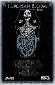 Light This City Euro Tour 2019 poster