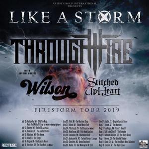 Like A Storm & Through Fire US Tour 2019 poster