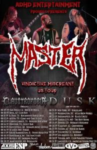 Master US Tour 2019 poster