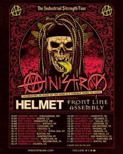 Ministry US Tour 2021 poster