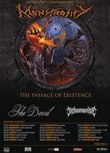 Monstrosity Euro Tour 2019 poster