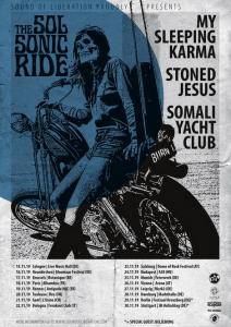 My Sleeping Karma Euro Tour 2019 poster