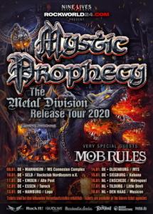 Mystic Prophecy EU Tour 2020 poster