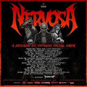 Nervosa Euro Tour 2020 poster