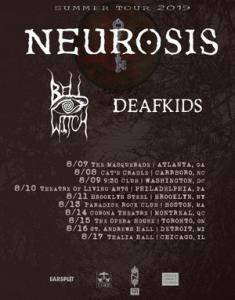 Neurosis North American Tour 2019 poster