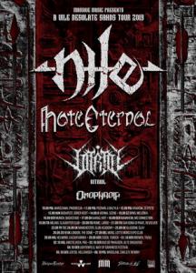 Nile Euro Tour 2019 poster