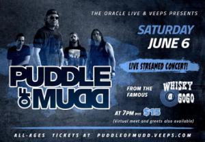 Puddle Of Mudd live stream show 2020 poster