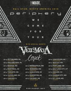 Periphery North American Tour 2019 poster