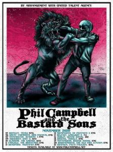 Phil Campbell And The Bastard Sons UK Tour 2020 poster