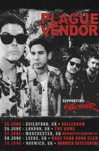 Plague Vendor UK TOur 2019 poster