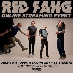 Red Fang Livestream Show 2021 poster