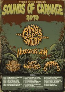 Rings Of Saturn Euro Tour 2019 poster