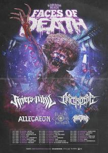Rivers Of Nihil and Archspire Euro Tour 2021 poster