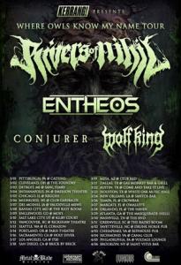 Rivers Of Nihil US Tour 2019 poster