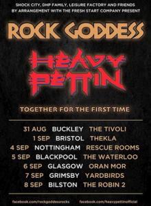 Rock Goddess UK Tour 2019 poster