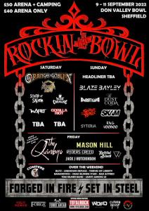 Rockin the Bowl Festival 2022 poster