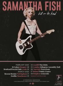 Samantha Fish UK Tour 2020 poster