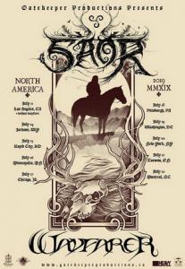 Wayfarer & Saor North American Tour 2019 poster