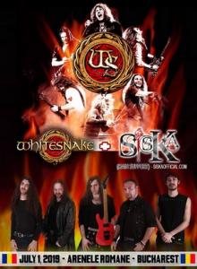 Siska & Whitesnake Romania Show 2019 poster