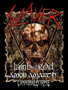 Slayer World Tour 2019 poster