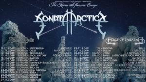 Sonata Arctica EU Tour 2019 poster