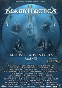 Sonata Arctica EU Tour 2021 poster