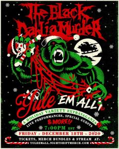 The Black Dahlia Murder live streaming show 2020 poster
