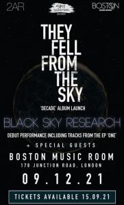 They Fell From The Sky Album Launch Show 2021 poster