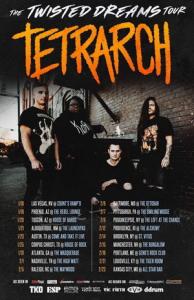 Tetrarch US Tour 2019 poster