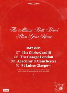 The Allman Betts Band UK Tour 2021 poster